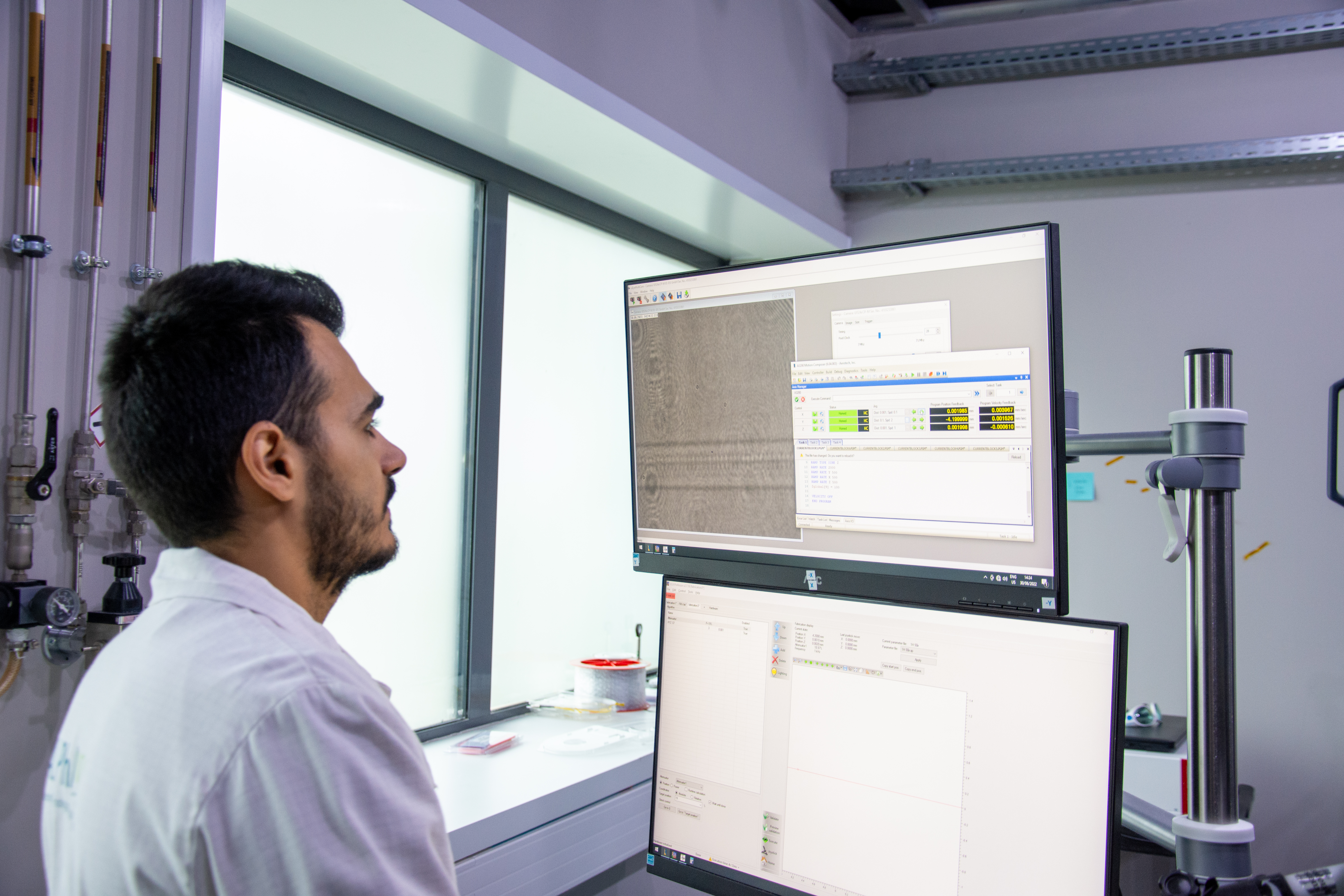 Imaging of the fiber core